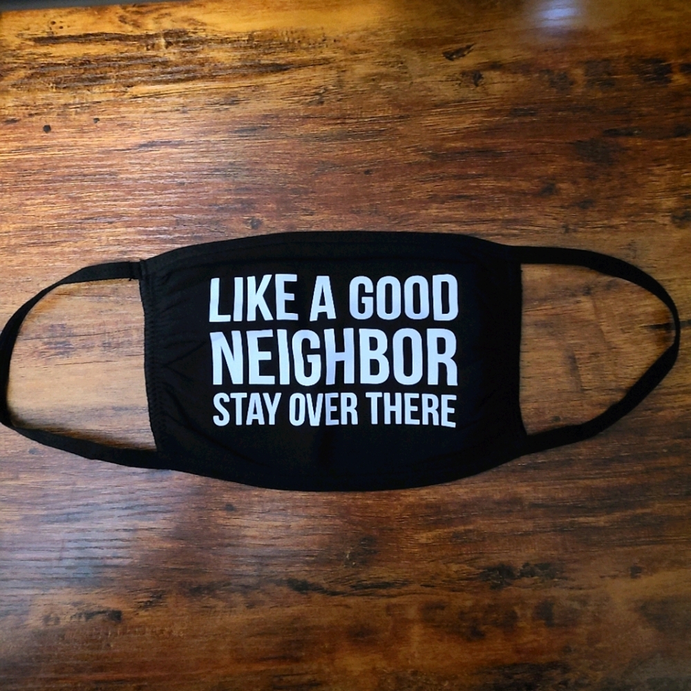 Like a Good Neighbor Cotton Face Mask (2 piece)